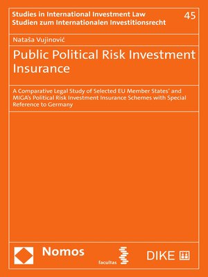cover image of Public Political Risk Investment Insurance